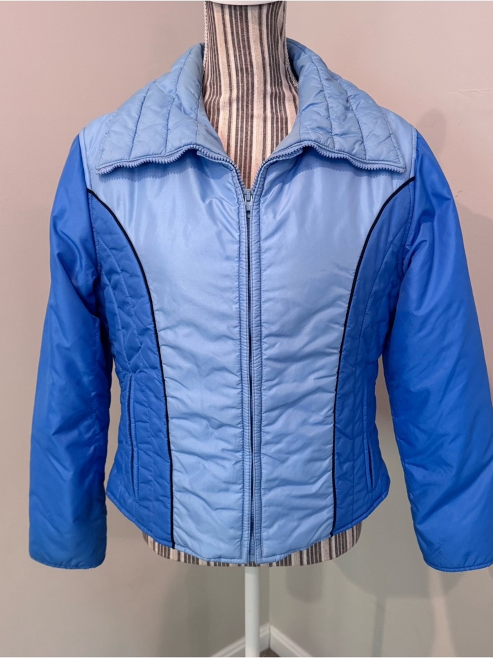 Vintage Swing West Ski Jacket Women’s Sz 16 Pastel Blue EUC!